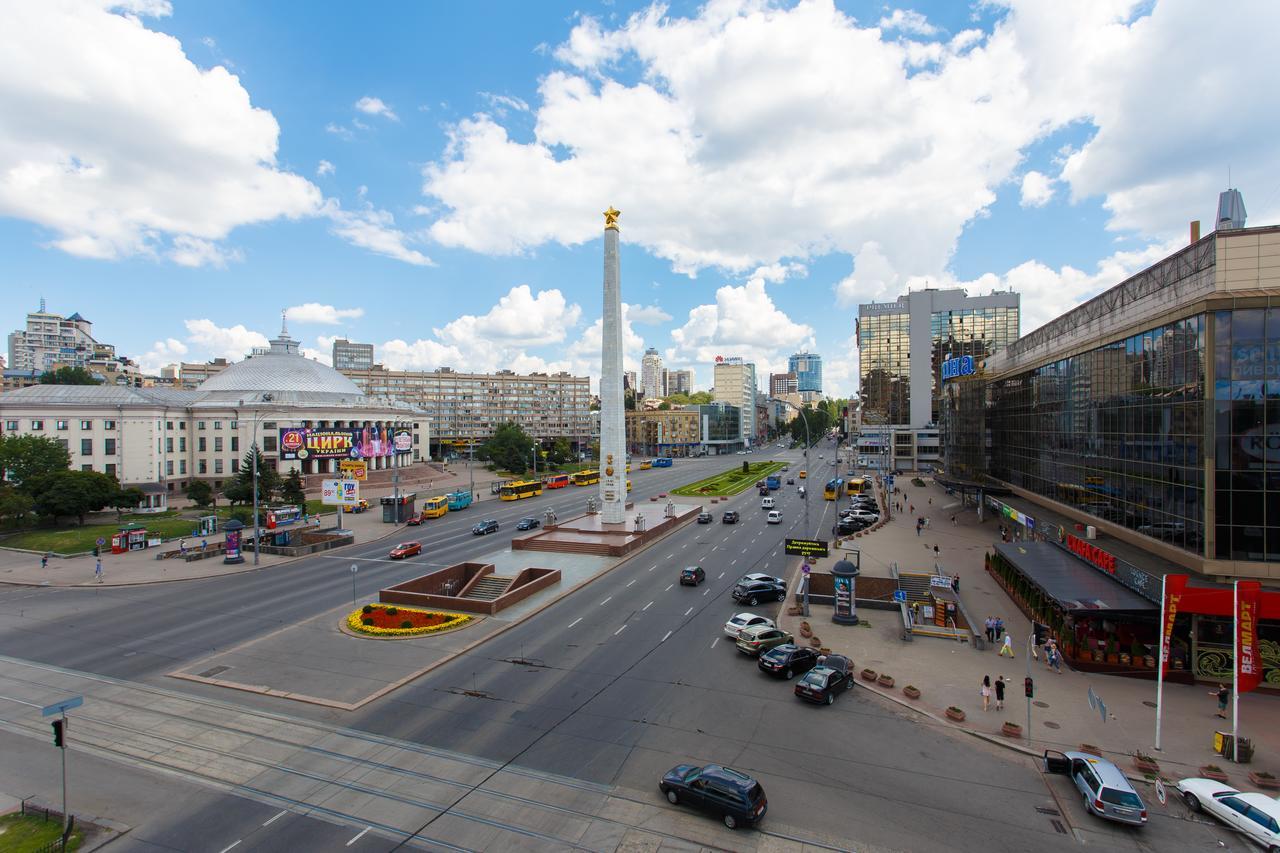 Apartment Near Railway Station Kiev Eksteriør bilde